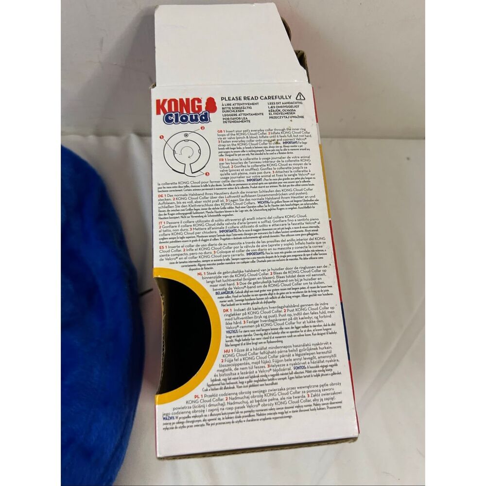 Kong Cloud Neck‎ for Dogs Large Blue 14-20" Pet Accessories - Picture 4 of 7